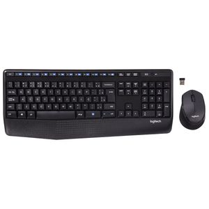 Kit Teclado e Mouse Logitech MK345 Sem Fio Preto