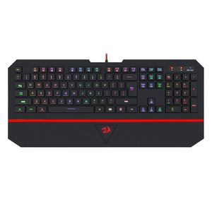 Teclado Gamer Redragon Karura K502 RGB Com Fio Preto