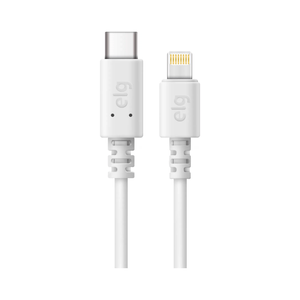 Cabo USB-C Para Lightning ELG TCL10 Branco