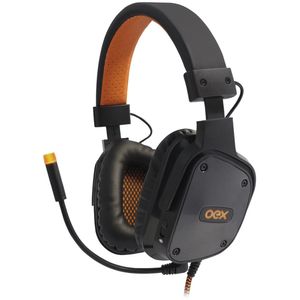 Headset Gamer OEX Shield HS409 7.1 Virtual Surround Preto