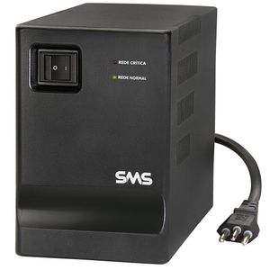 Estabilizador SMS Progressive lll 2000VA Bivolt 6 Tomadas 0016218 Preto