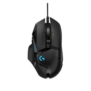 Mouse Gamer Logitech G502 16000 DPI 11 Botoes Com Fio Preto