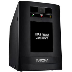 Nobreak MCM Action 3.1 UPS0230 1500 VA Bivolt 6 Tomadas Preto
