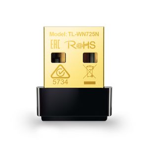 Adaptador Wireless TP-Link Mini TL-WN725N USB 150mbps Preto
