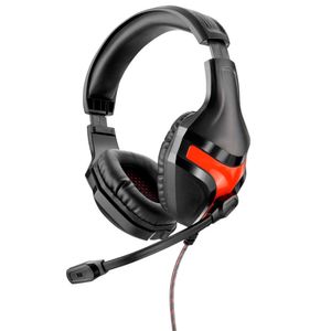 Headset Gamer Multi Warrior Ph101, 2.0 Canais, P2, Super Bass, Preto e Vermelho