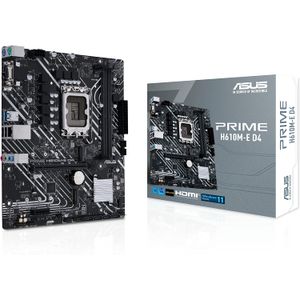 Placa Mae Asus H610M-E DDR4 LGA SK 1700 64GB Prime