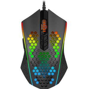 Mouse Gamer Redragon Memeanlion Honeycomb RGB 12400DPI M809-K Preto