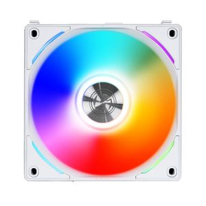 Cooler FAN Lian Li Uni Fan Al120, RGB, 120Mm, 3 Em 1, Branco