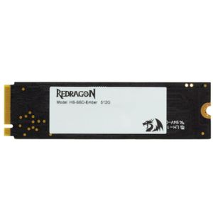 SSD 512GB Redragon Ember Leitura 2465MBs e Escrita 2410MBs M2 PCIE 3.0 GD-407