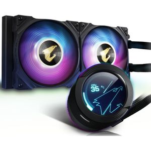 Water Cooler Gigabyte Aorus Waterforce x 240 RGB Display lcd, gp-aorus-waterforcex-240