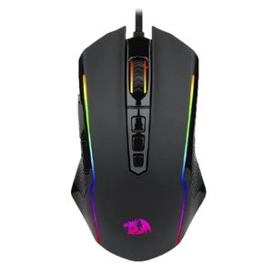Mouse Gamer Redragon Ranger Basic RGB 8000DPI 9 Botoes USB Preto