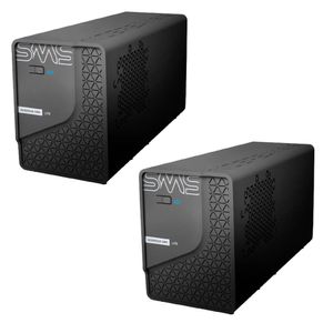 Kit Nobreak 600VA, SMS Lite, Entrada Bivolt e Saida 115V - 29202 C/ 02 UNIDADES