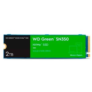 SSD Western Digital Green SN350 2TB, M.2 2280, PCIe, NVMe, Leitura: 3200MBs - WDS200T3G0C