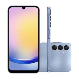 Smartphone Samsung Galaxy A25 5G Tela 6.5" Camera Tripla Traseira 8GB RAM 256GB Azul
