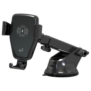 Suporte Veicular Para Smartphone ELG De 4,5" a 7" Com Carregador Wireless CH360WV Preto
