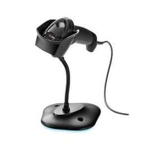 Leitor de Codigo de Barras Zebra USB Com Suporte Preto DS2208-S