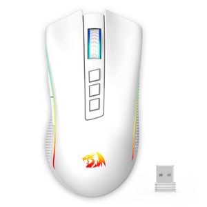 Mouse Gamer Redragon Cobra Pro, RGB, 16000 DPI, 8 Botoes, M711W-PRO Branco