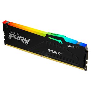 Memoria 16GB Kingston Fury Beast RGB DDR5 5200mhz KF552C40BBA-16