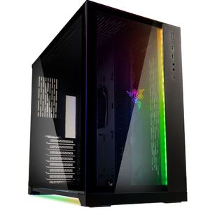 Gabinete Lian Li 011 Dynamic Preto Razer Edition Laternal/Frontal Vidro O11DXRZ Open Box