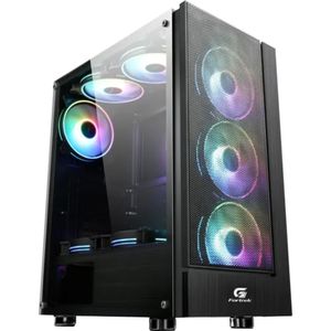 Gabinete Gamer Fortrek Mid Tower Cruiser RGB Preto