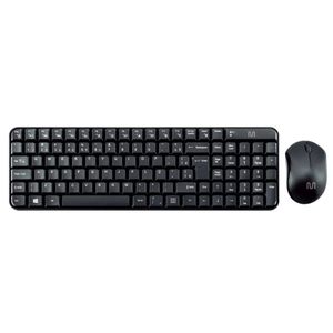 Kit Teclado e Mouse Sem Fio Multilaser USB 2.4Ghz TC183 Preto