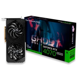 Placa de Video Gainward RTX 4070 12GB Super Ghost GDDR6X 192BITS NED407S019K9-1043B