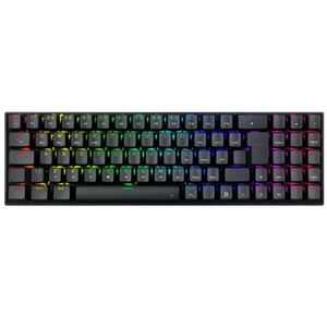 Teclado Gamer Mecanico Redragon RGB Zed Pro K627P-WNS-B PT BROWN Preto Outlet/Open Box