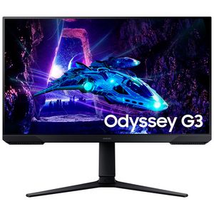 Monitor Gamer Samsung Odyssey G3, 27" Full HD, 180Hz, 1ms, HDMI e DP, Ajuste de Altura, Freesync, Preto - LS27DG300ELXZD